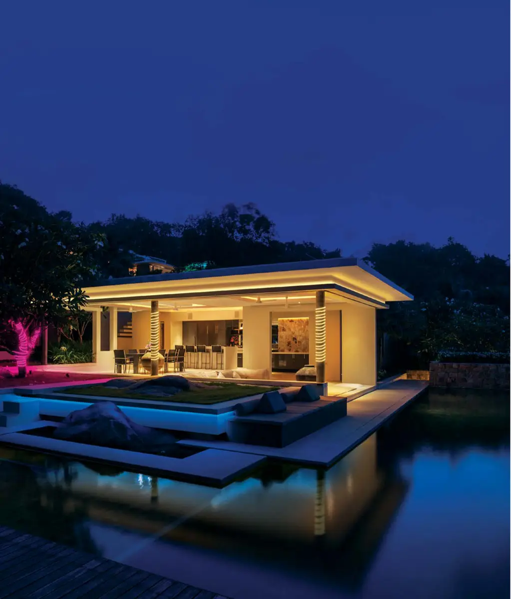 Linear Lights by Philips in an interior setting
